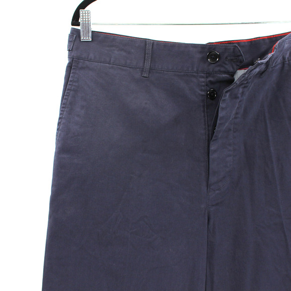 Alex Mill Boyish Chino Pants NEW Navy Blue High Rise Cotton Relaxed Size 12 - Picture 4 of 8